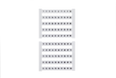 Weidmüller Verbindingsmarkeerder DEK 51-100 (50 Stk.)