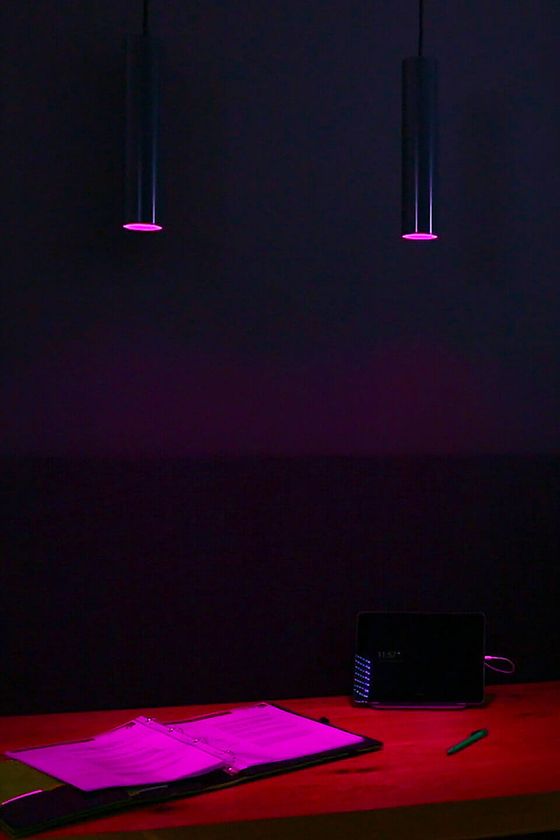 LED Pendulum Slim Tree Wit