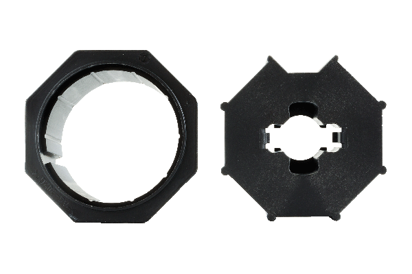 Buismotor Adapter 60mm 8-Kant